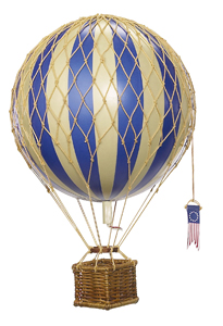 Blue Travel Light Balloon