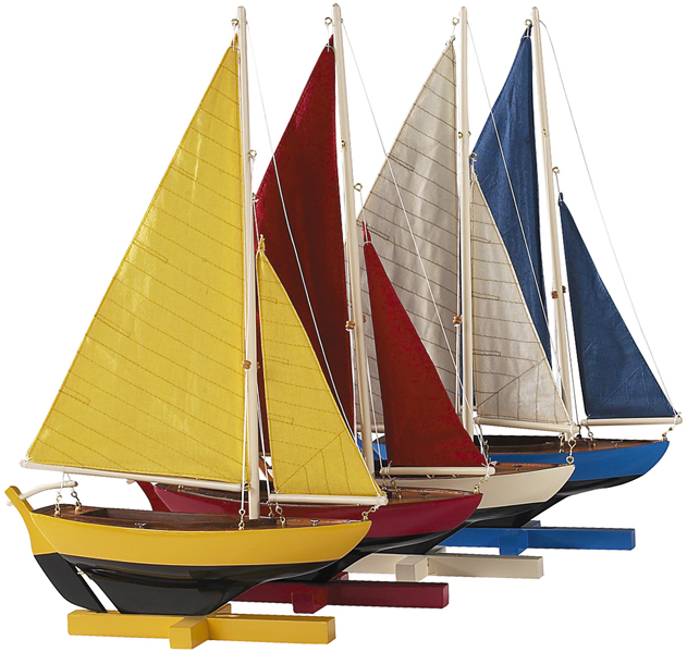 Sunset Sailboats - Set of Four