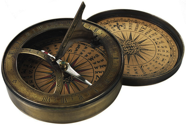 18th C. Sundial & Compass