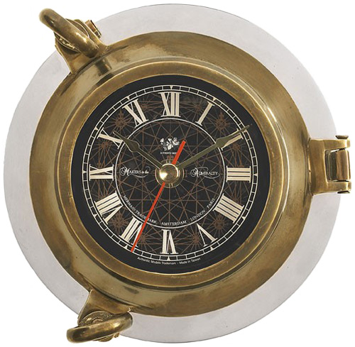 Aluminum Porthole Clock