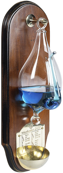 Weather Glass with Wall Plaque